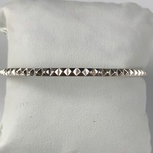 Lagos sterling silver bangle
